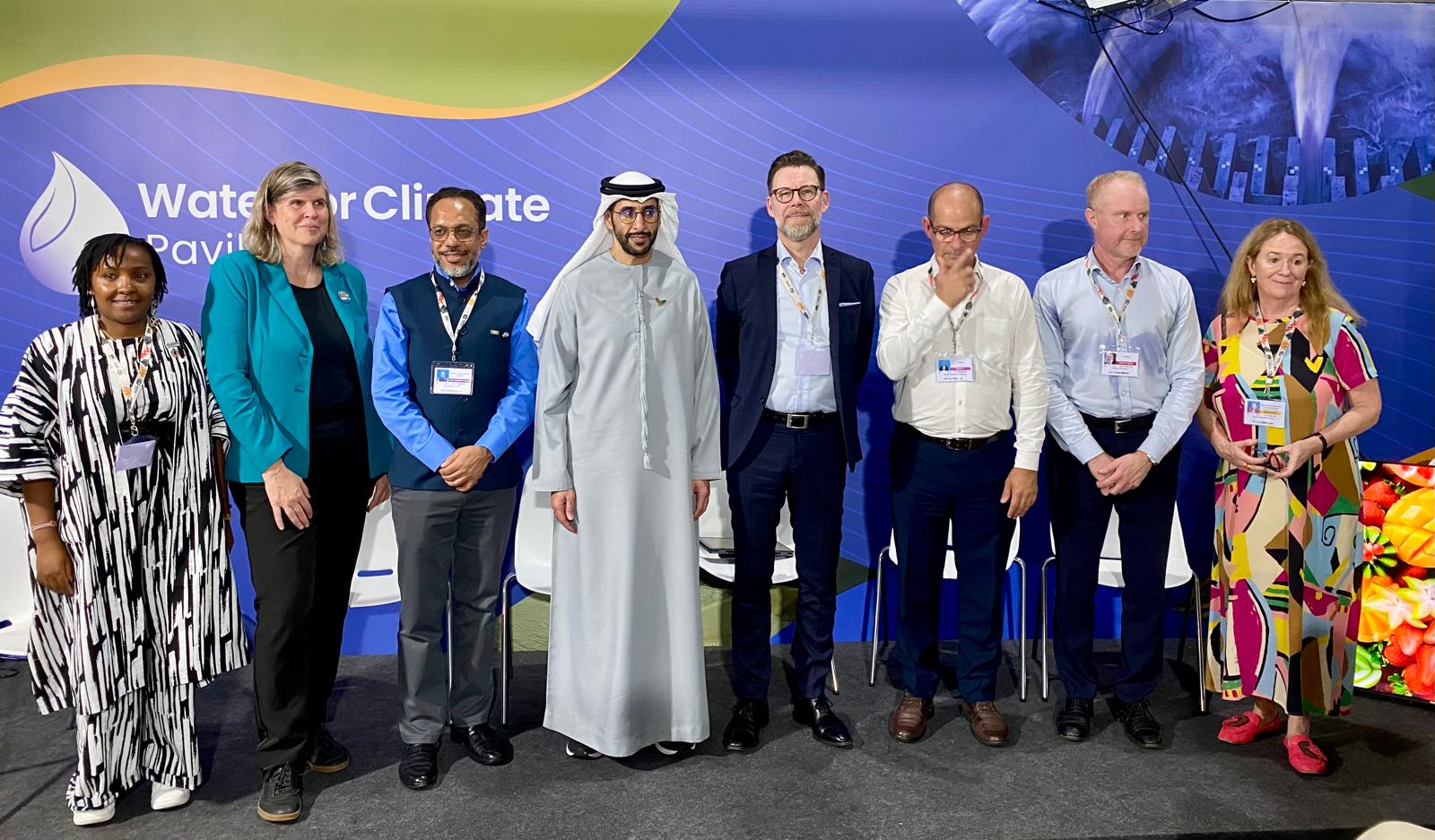 Elizabeth Wathuti, Founder, Green Generation Initiative, H.E. Abdulla Balalaa, Assistant Minister for Energy and Sustainability Affairs, Ministry of Foreign Affairs – UAE Ms. Ingrid-Gabriela Hoven, Managing Director of GIZ